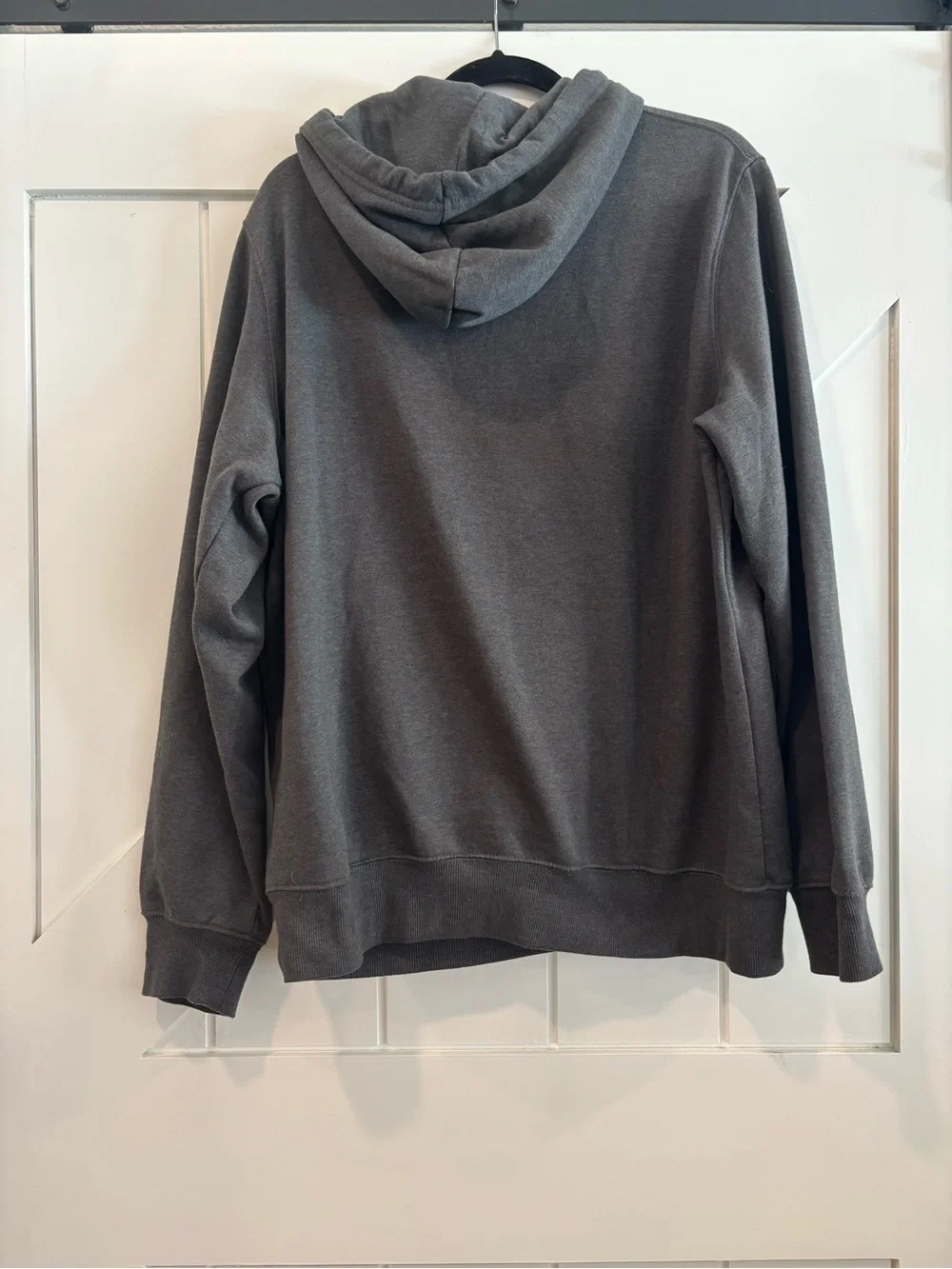 The North Face Half Dome Hoodie Men’s Large Grey Pullover Sweatshirt A7R9F EUC